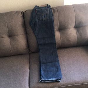 levis 501 jeans 30x32 dark blue